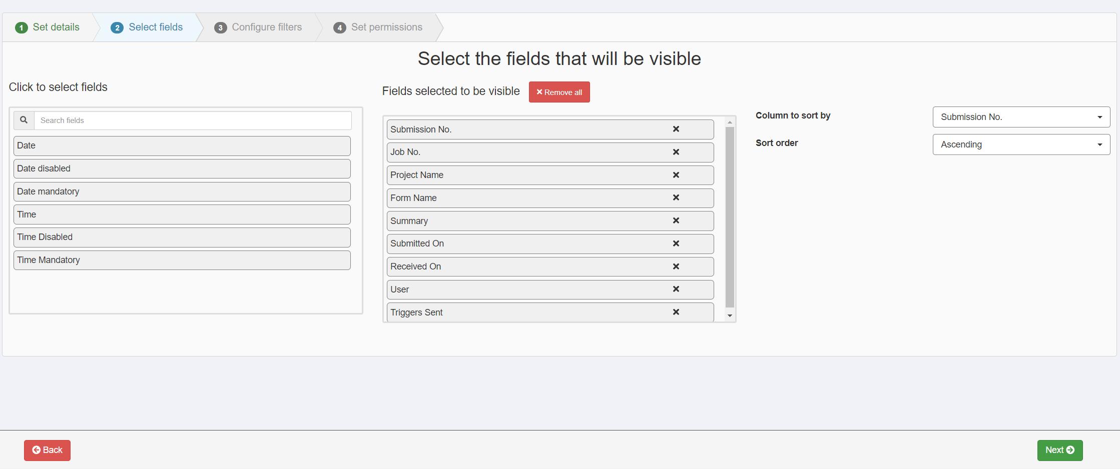 Form View: Stage 2